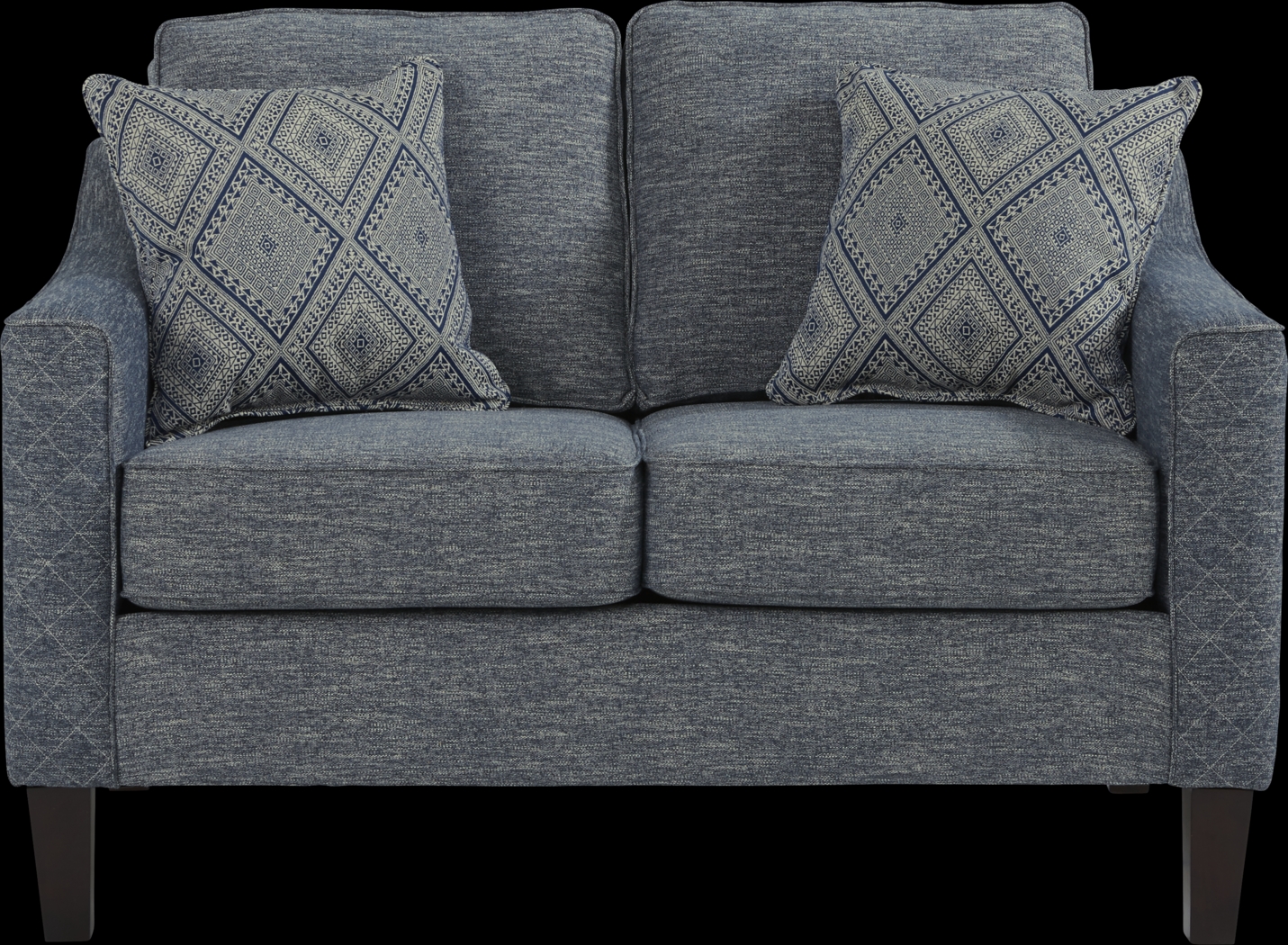 Durant Place Blue Loveseat - Thumbnail - Image 1