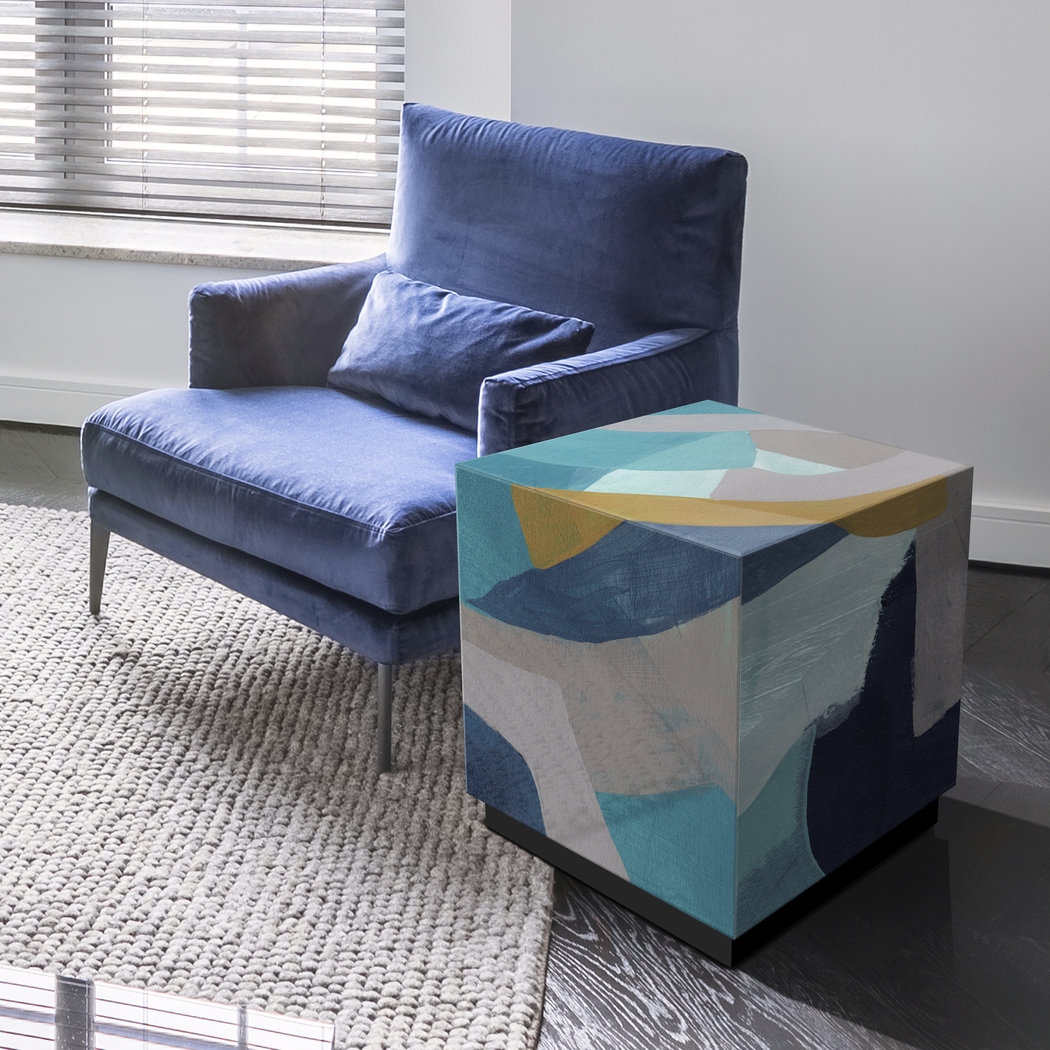 Durazno Blue Accent Table - Thumbnail - Image 2