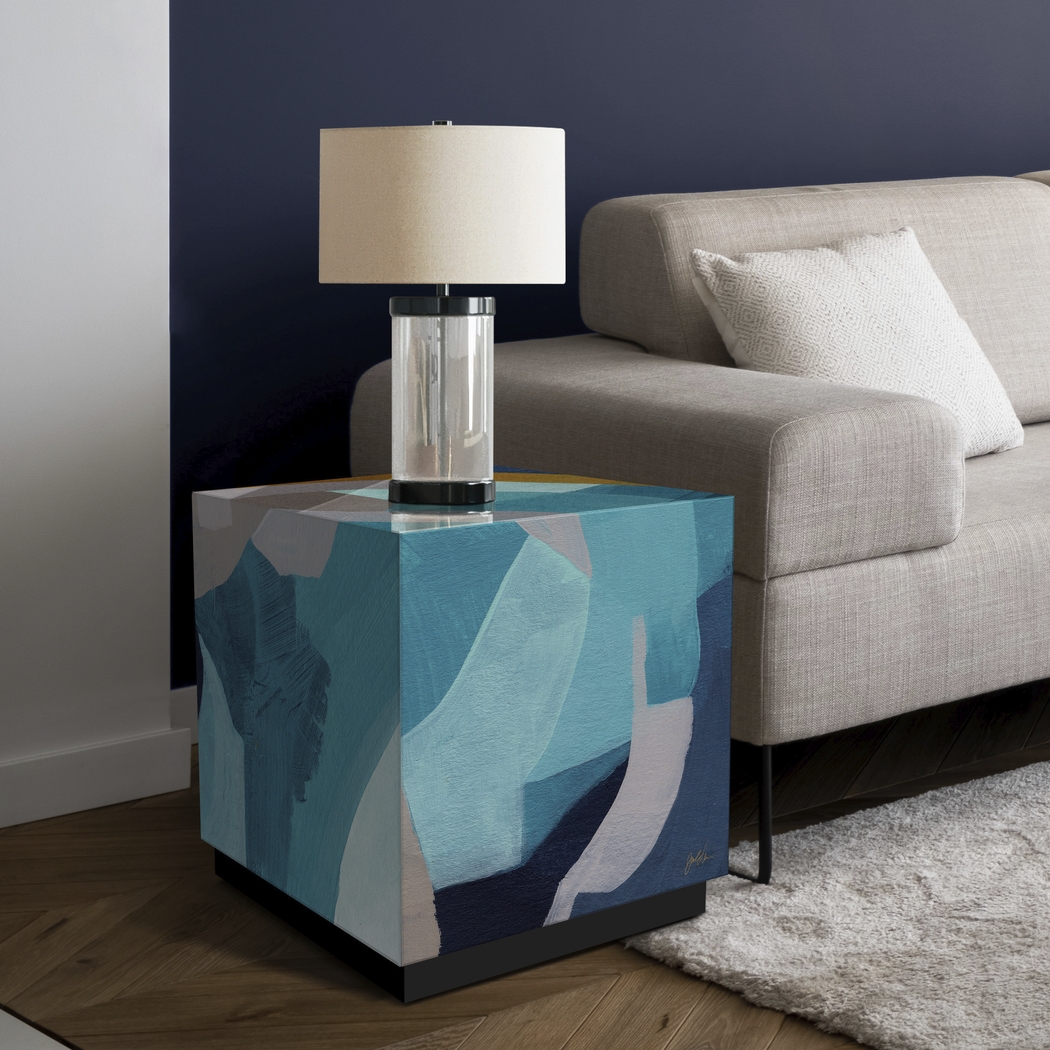 Durazno Blue Accent Table - Thumbnail - Image 3