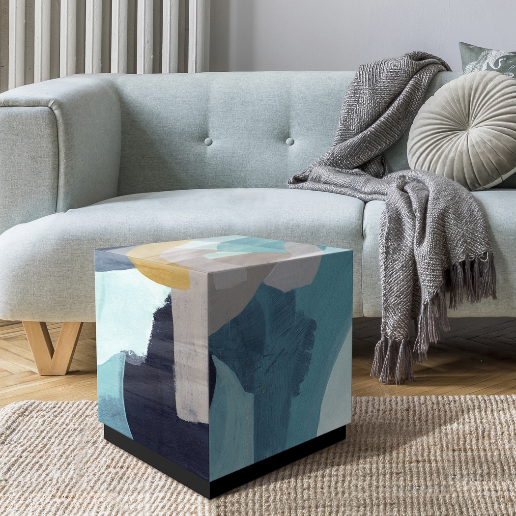 Durazno Blue Accent Table - Thumbnail - Image 4
