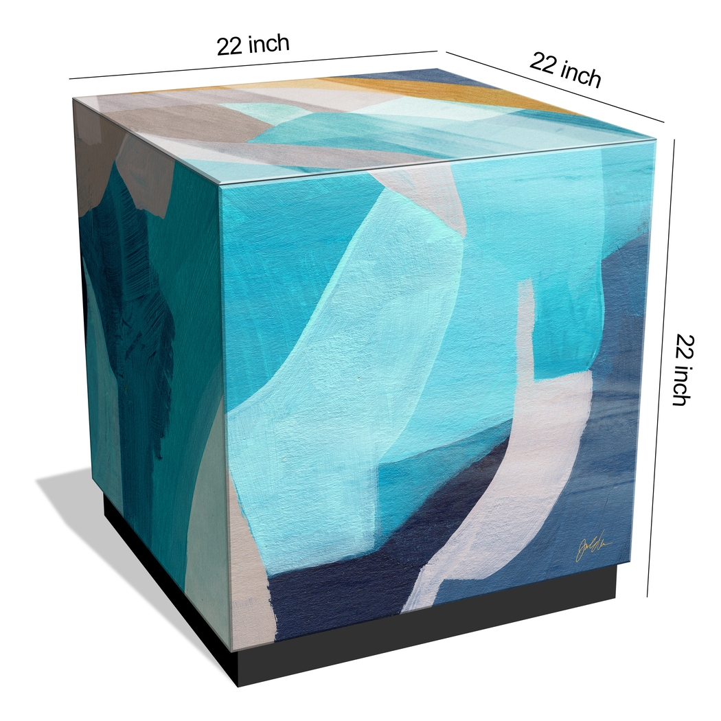 Durazno Blue Accent Table - Thumbnail - Image 8