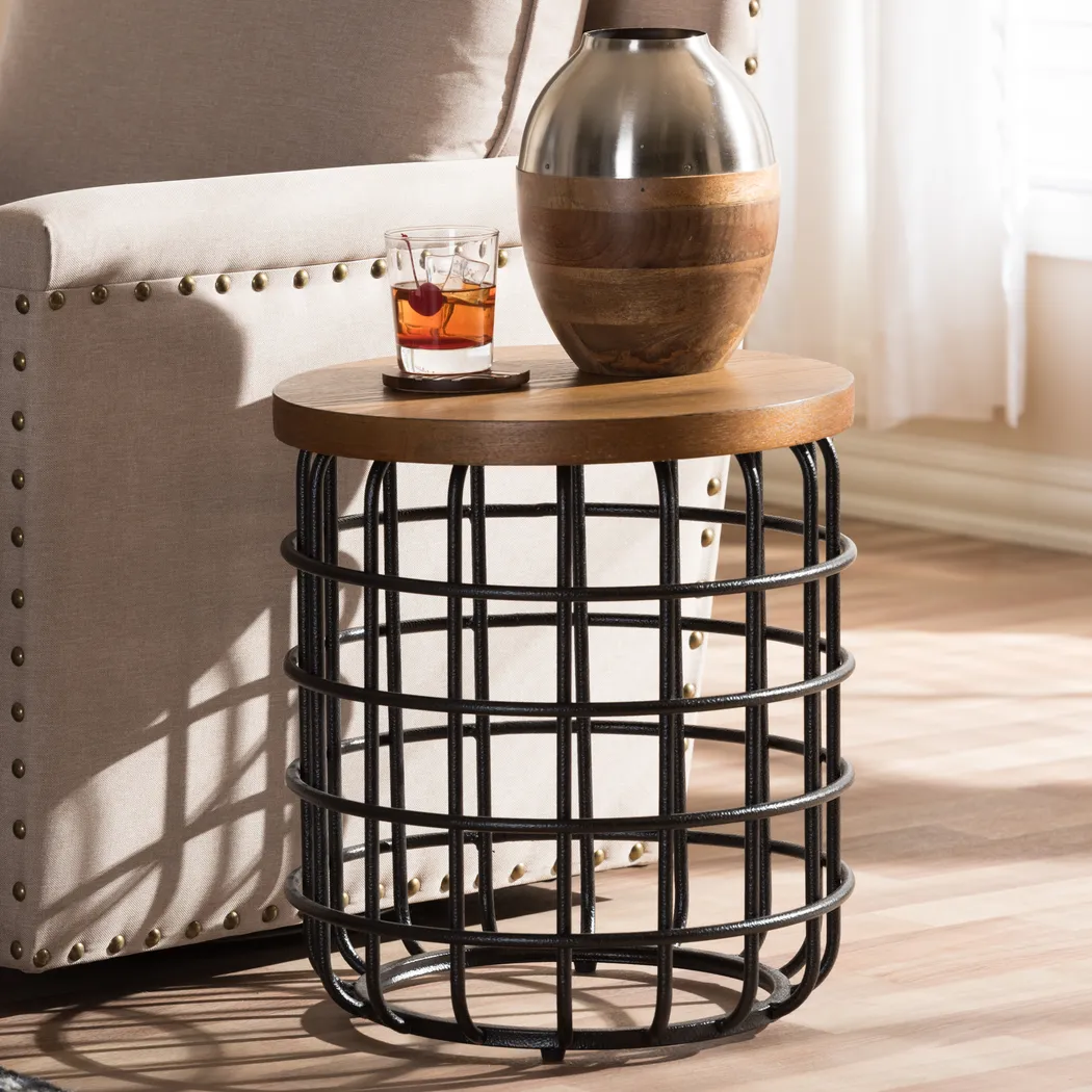 Durbana Brown End Table - Thumbnail - Image 2