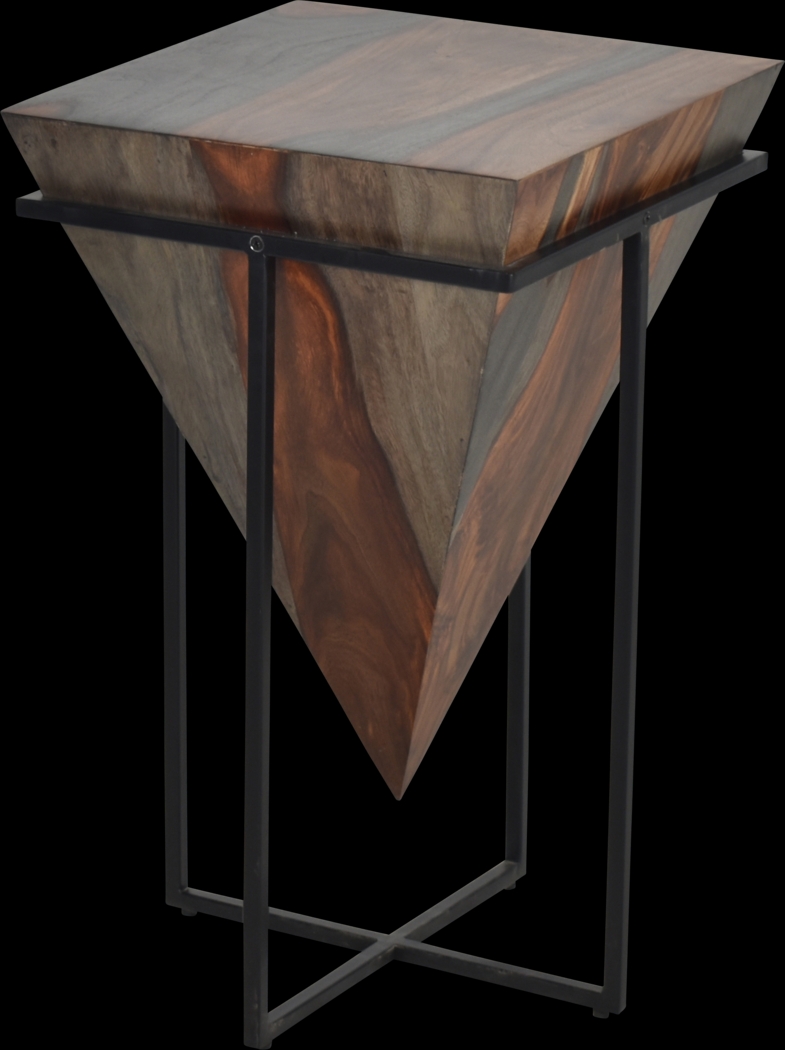 Durbridge Dark Brown Accent Table - Thumbnail - Image 1