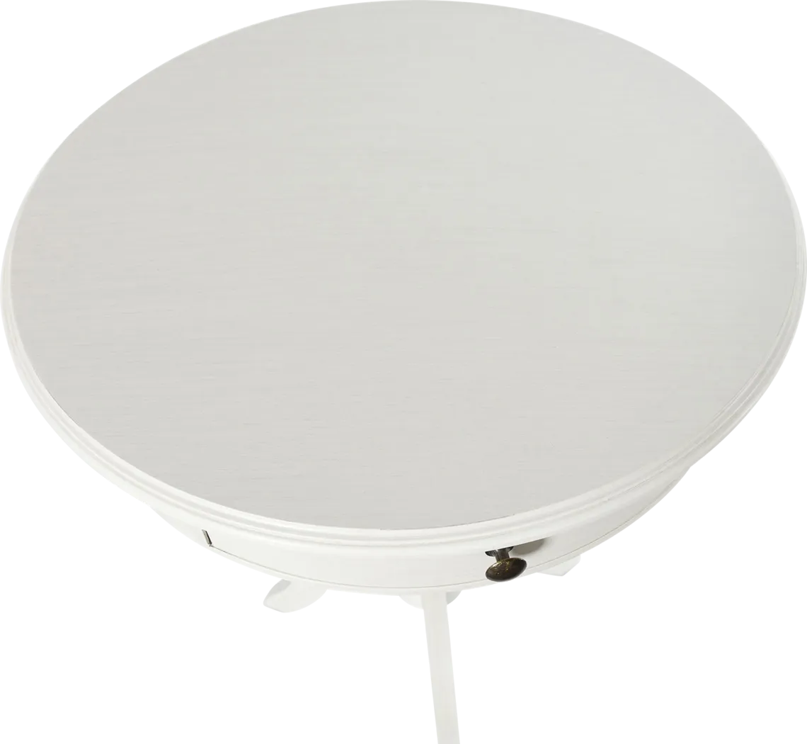 Dureau White Accent Table - Thumbnail - Image 3