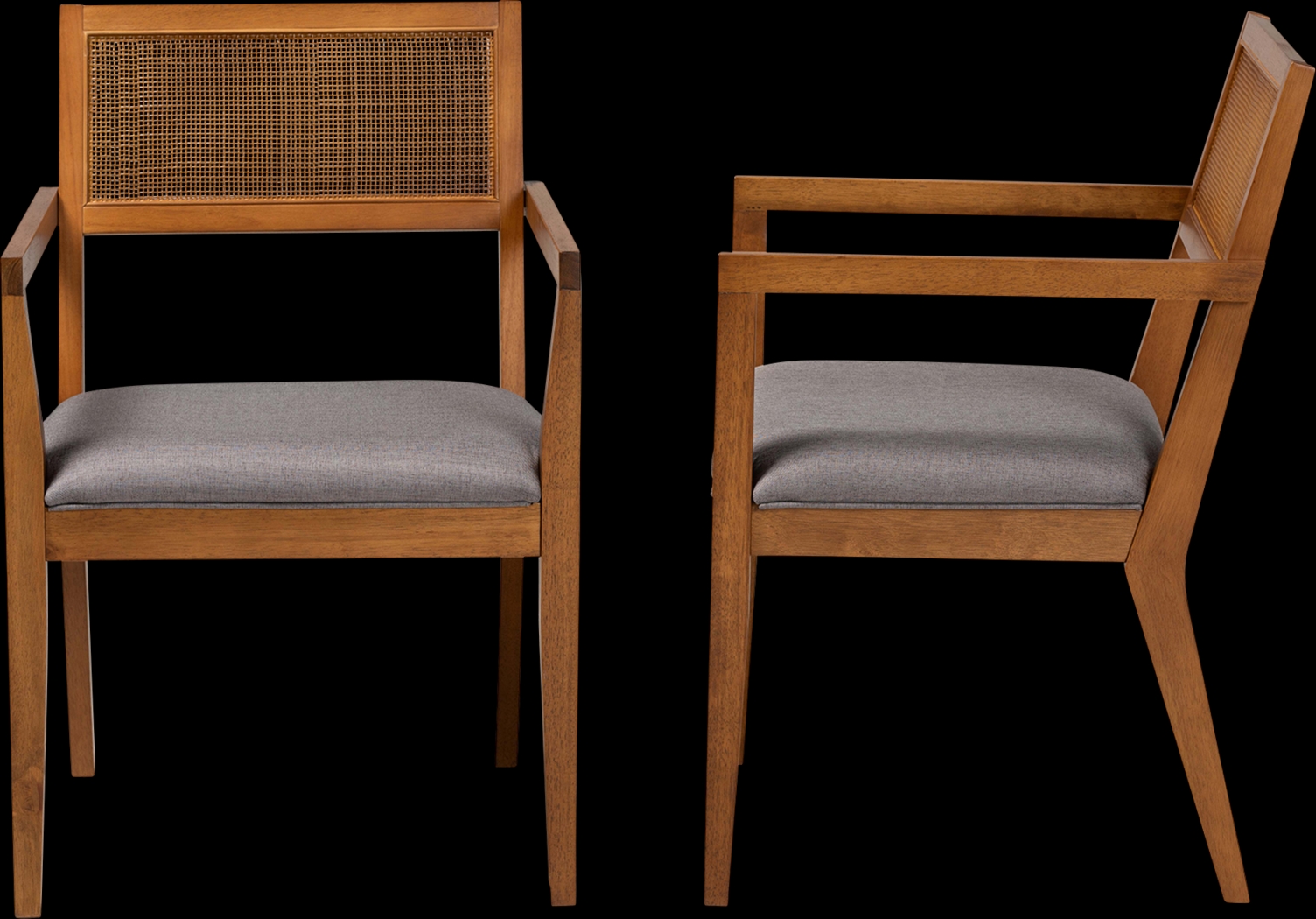 Durgin Gray Accent Chair, Set of 2 - Thumbnail - Image 5