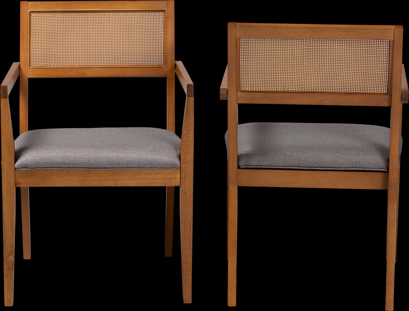 Durgin Gray Accent Chair, Set of 2 - Thumbnail - Image 6