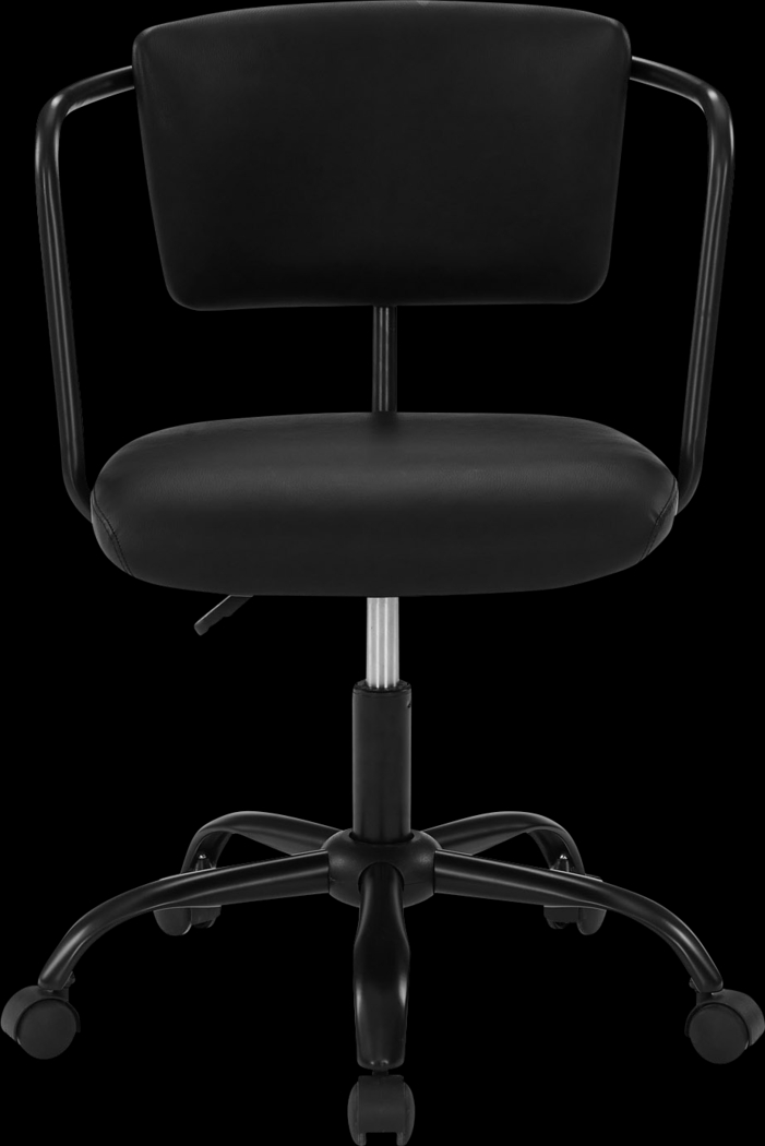 Durrette Black Office Chair - Thumbnail - Image 3