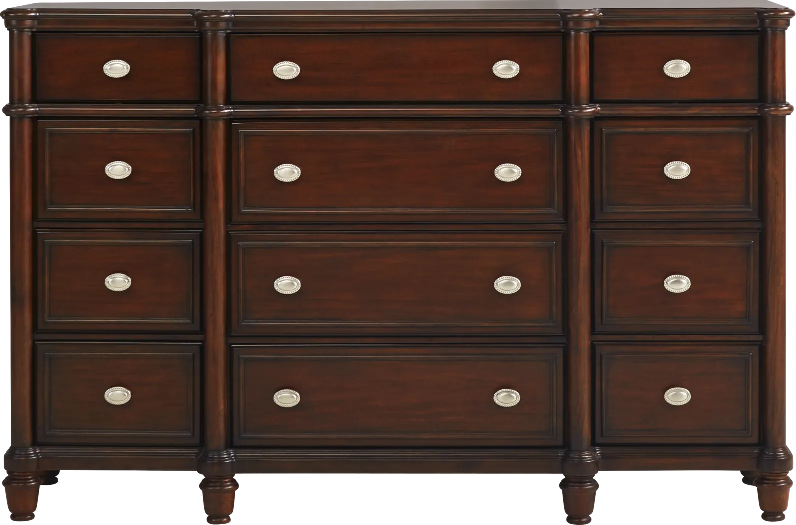 Durrington Brown Cherry 5 Pc Queen Storage Bedroom - Thumbnail - Image 5
