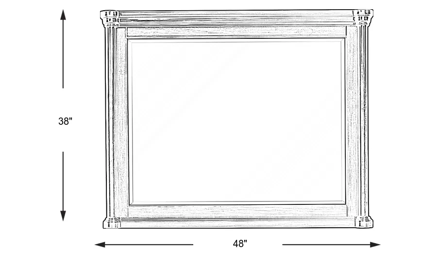 Dimension Image. Please refer to the Dimension Tab on this page for dimension details.