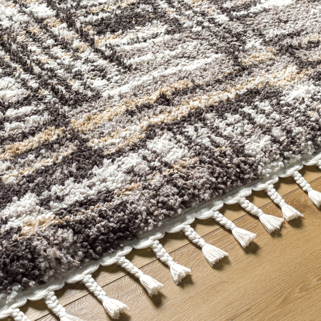 Durroy Charcoal 7'10 x 10' Area Rug - Thumbnail - Image 3