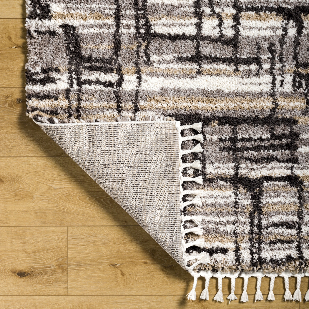 Durroy Charcoal 7'10 x 10' Area Rug - Thumbnail - Image 4