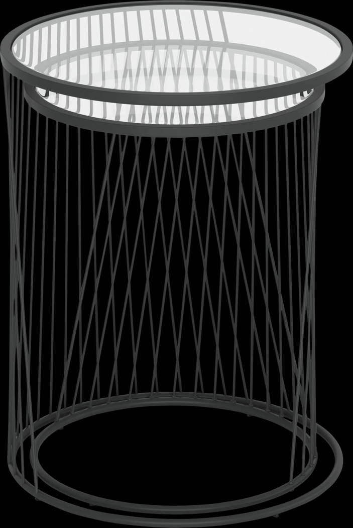 Durward Black Nesting Tables, Set of 2 - Thumbnail - Image 8