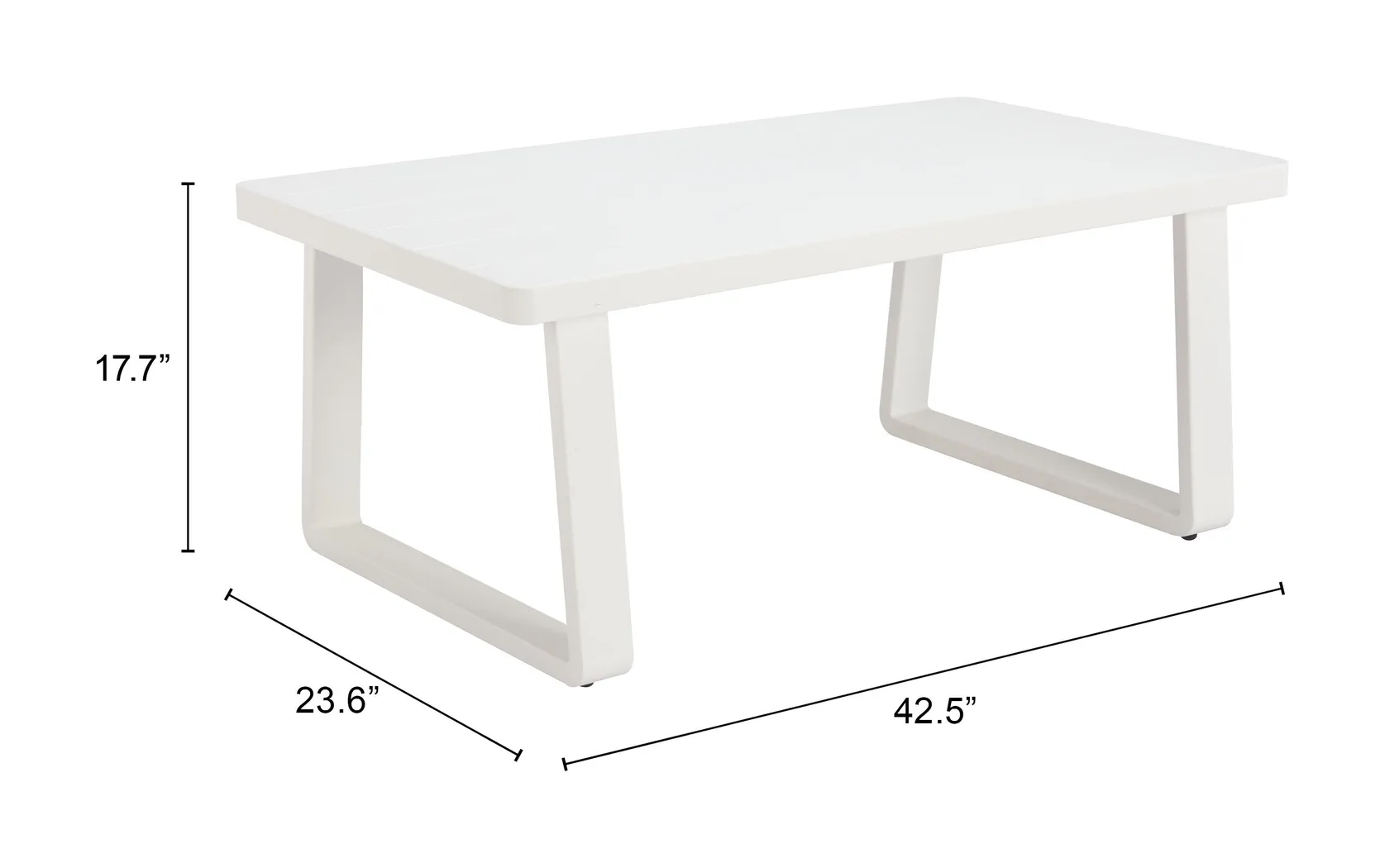 Duscellis White Cocktail Table - Thumbnail - Image 2