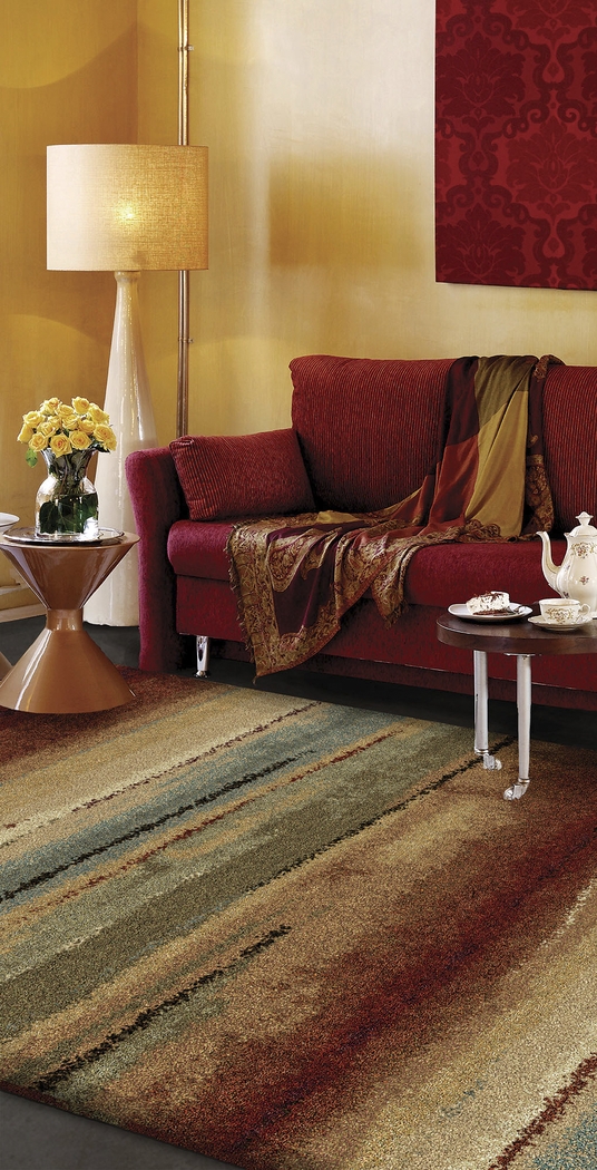 Dusk to Dawn Brown 6'7 x 9'8 Rug - Thumbnail - Image 2