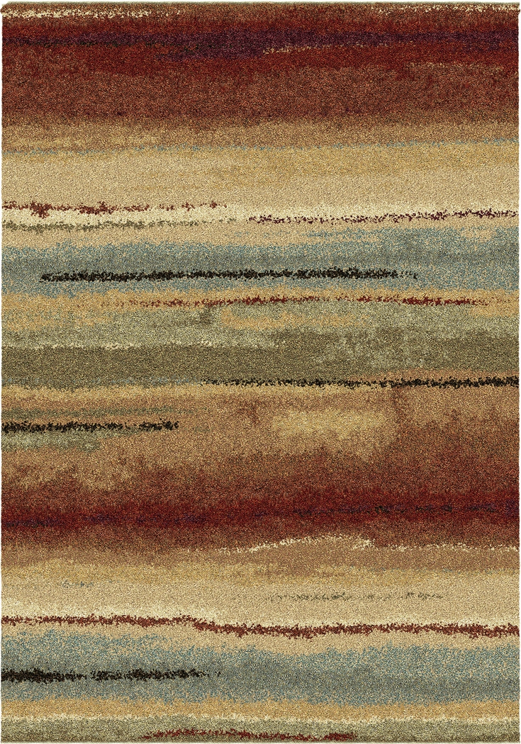 Dusk to Dawn Brown 6'7 x 9'8 Rug - Thumbnail - Image 1