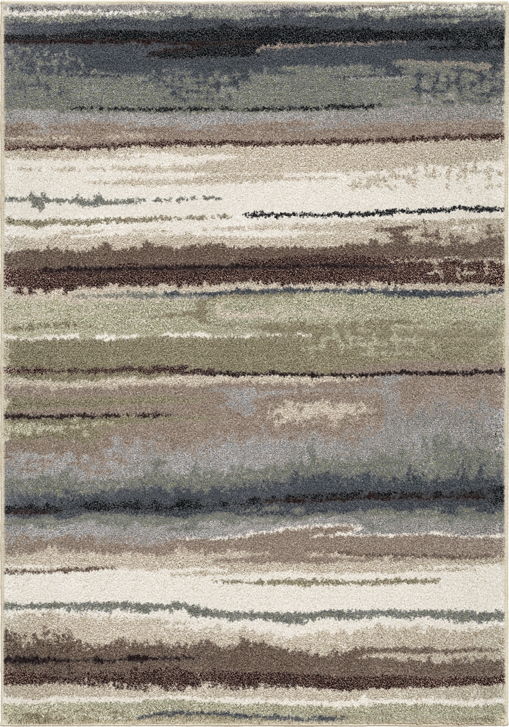 Dusk To Dawn Teal 5'3 x 7'6 Rug - Thumbnail - Image 1