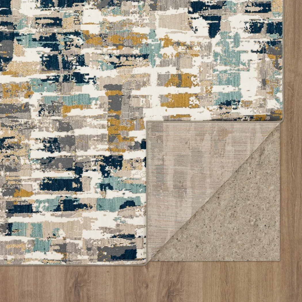 Dusklock Blue 8' x 11' Rug - Thumbnail - Image 8