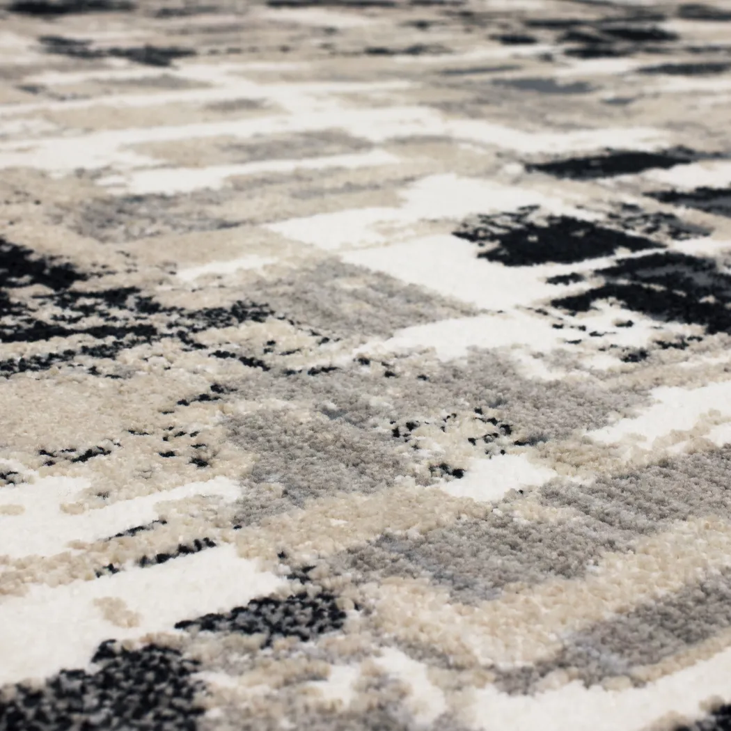 Dusklock Charcoal 6'6 x 9'6 Rug - Thumbnail - Image 7