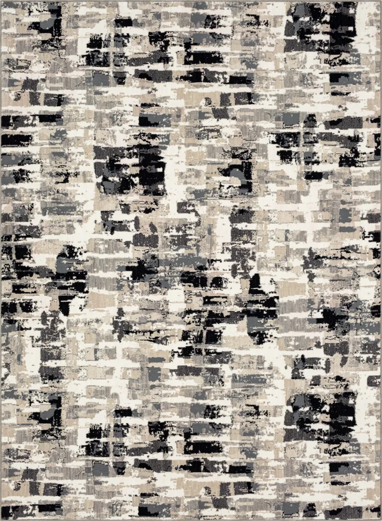 Dusklock Charcoal 6'6 x 9'6 Rug - Thumbnail - Image 1