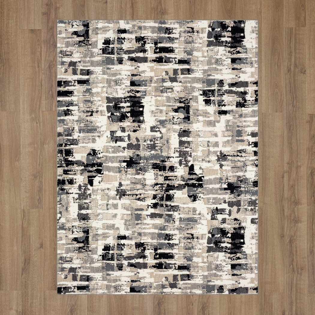 Dusklock Charcoal 8' x 11' Rug - Thumbnail - Image 4