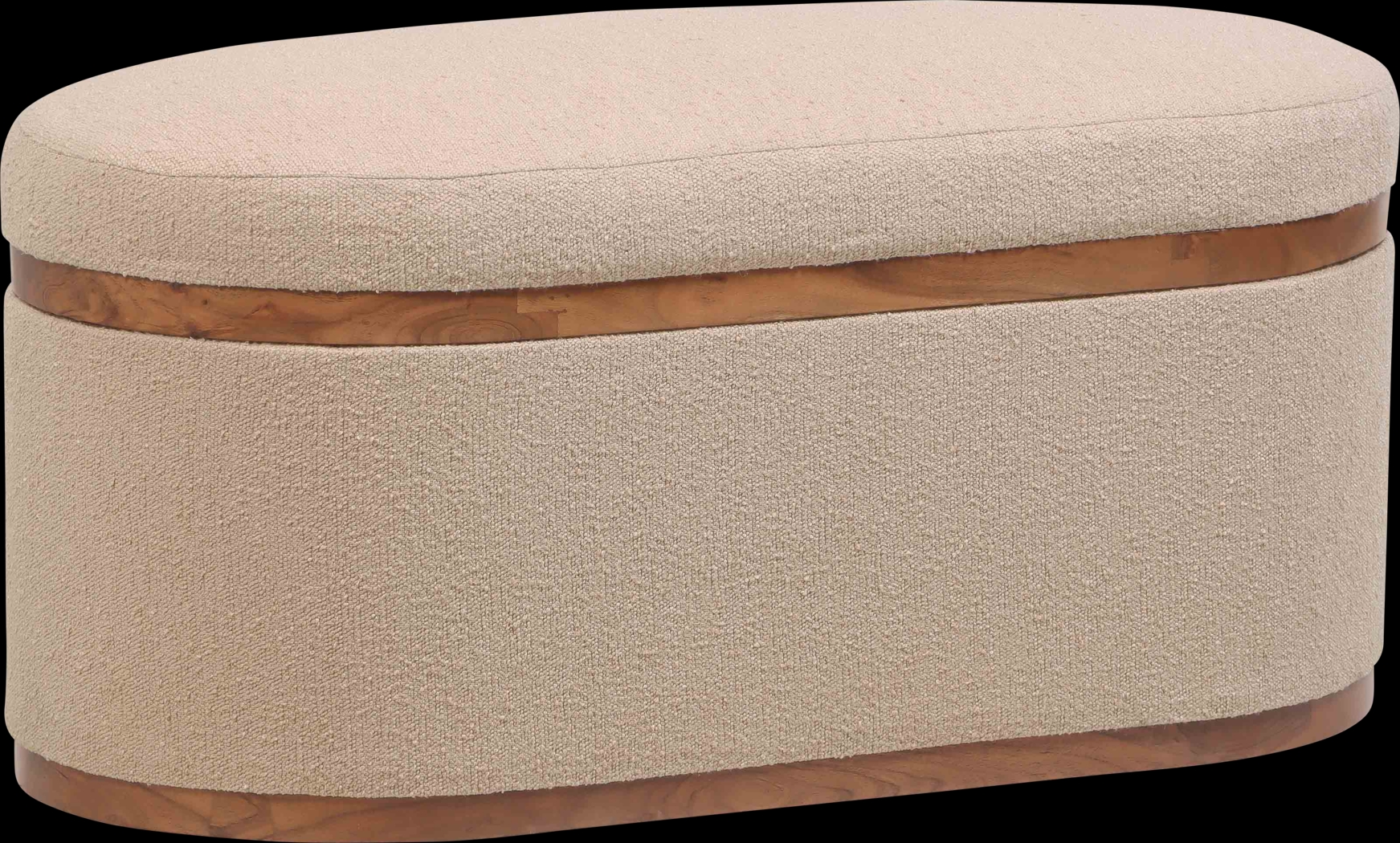 Duskywing II Ivory Storage Ottoman - Thumbnail - Image 4