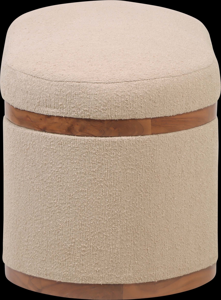 Duskywing II Ivory Storage Ottoman - Thumbnail - Image 6