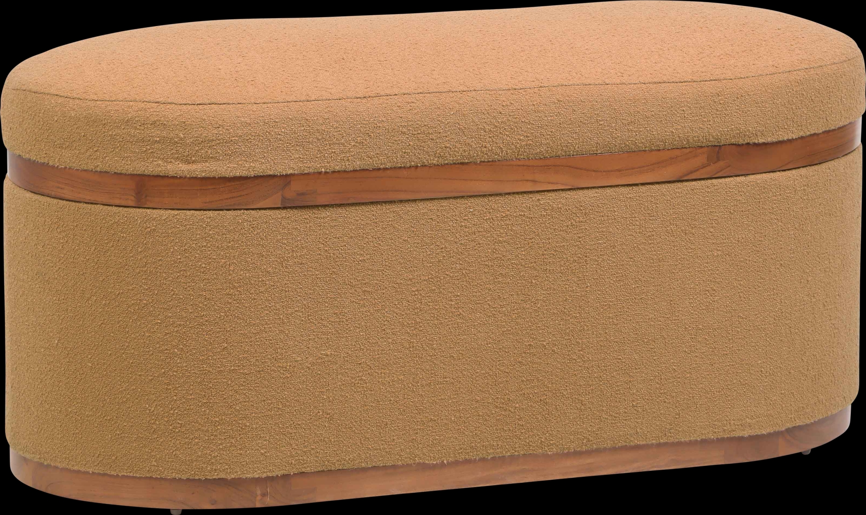 Duskywing II Orange Storage Ottoman - Thumbnail - Image 4