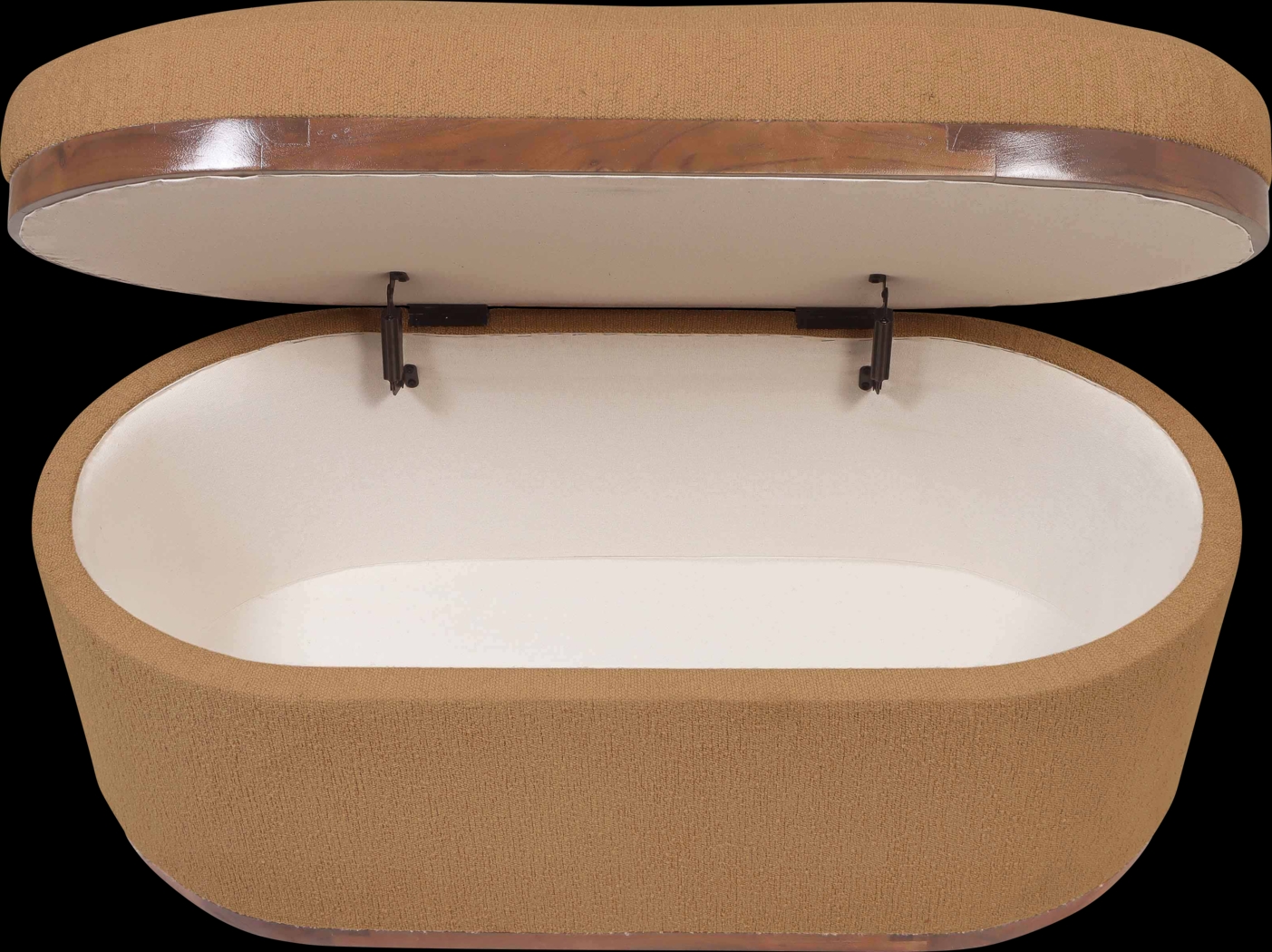 Duskywing II Orange Storage Ottoman - Thumbnail - Image 7