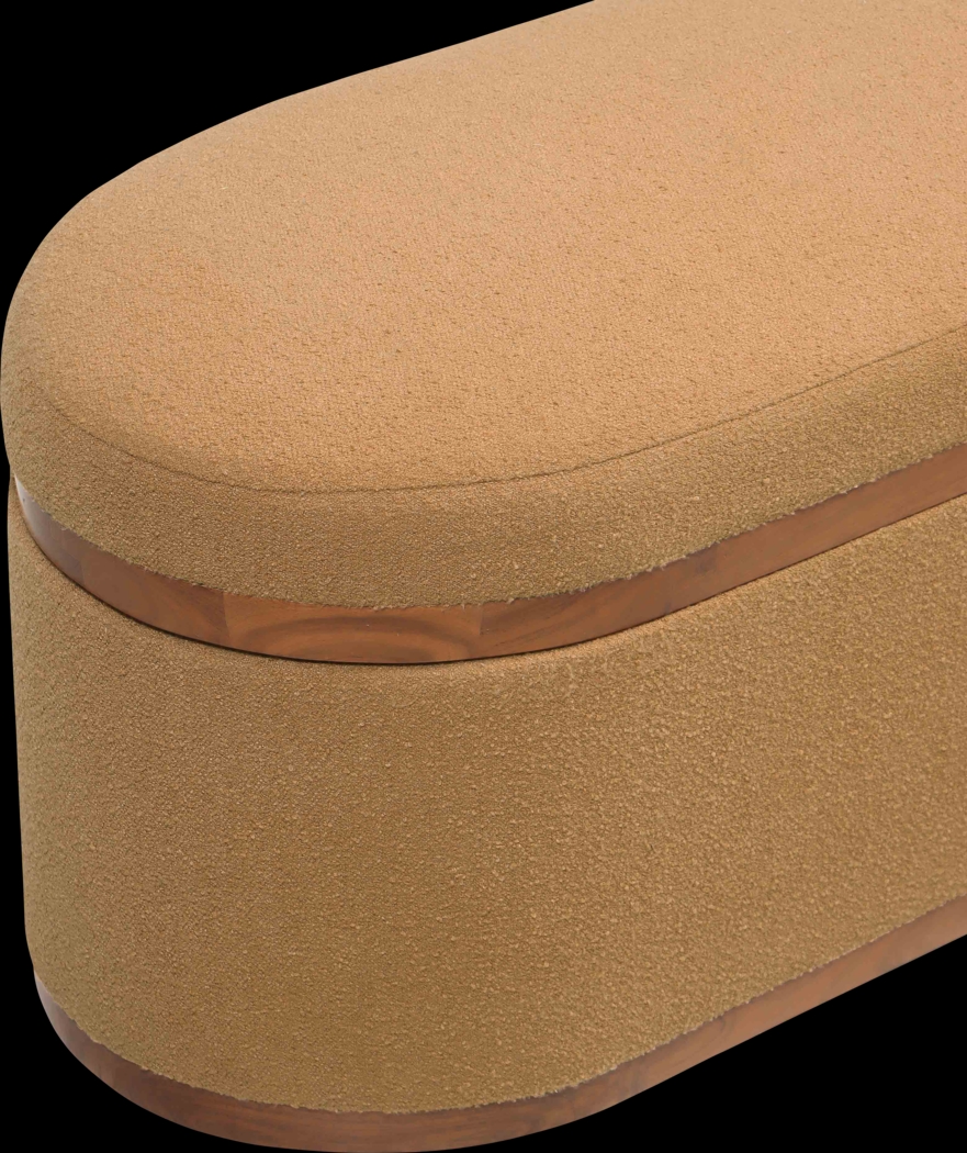 Duskywing II Orange Storage Ottoman - Thumbnail - Image 8