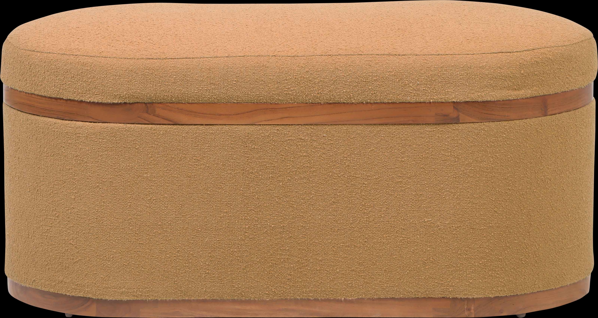 Duskywing II Orange Storage Ottoman - Thumbnail - Image 1