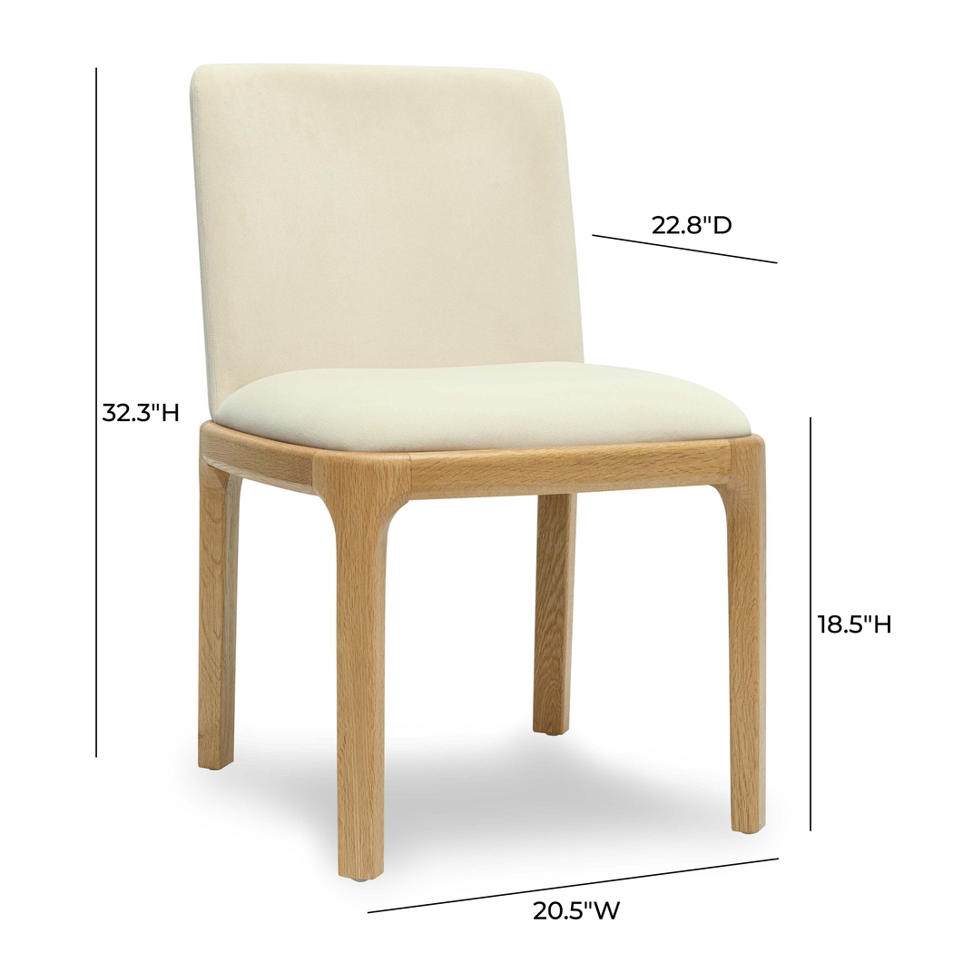 Dustyrose Cream Dining Chair - Thumbnail - Image 6
