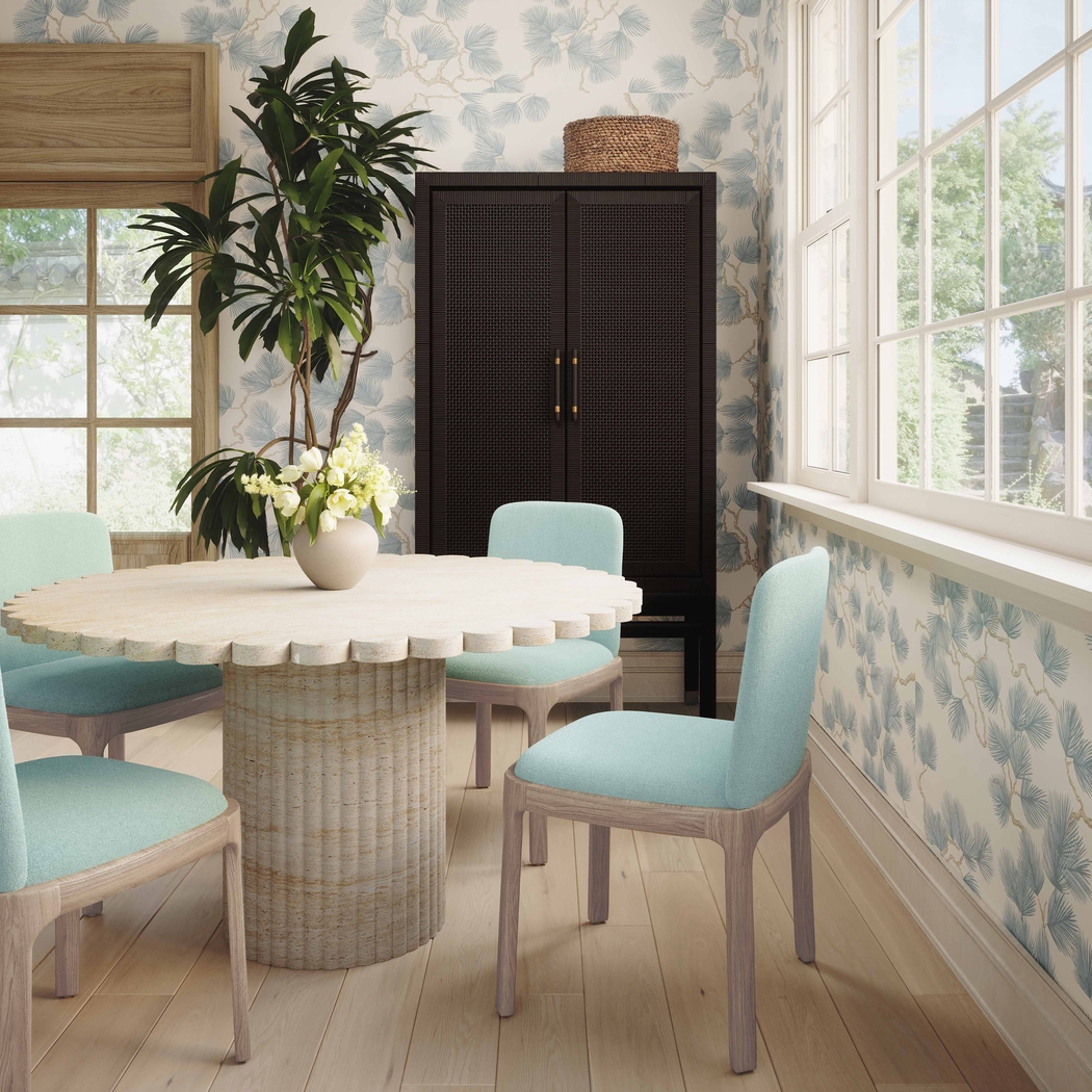 Dustyrose Light Blue Dining Chair - Thumbnail - Image 2