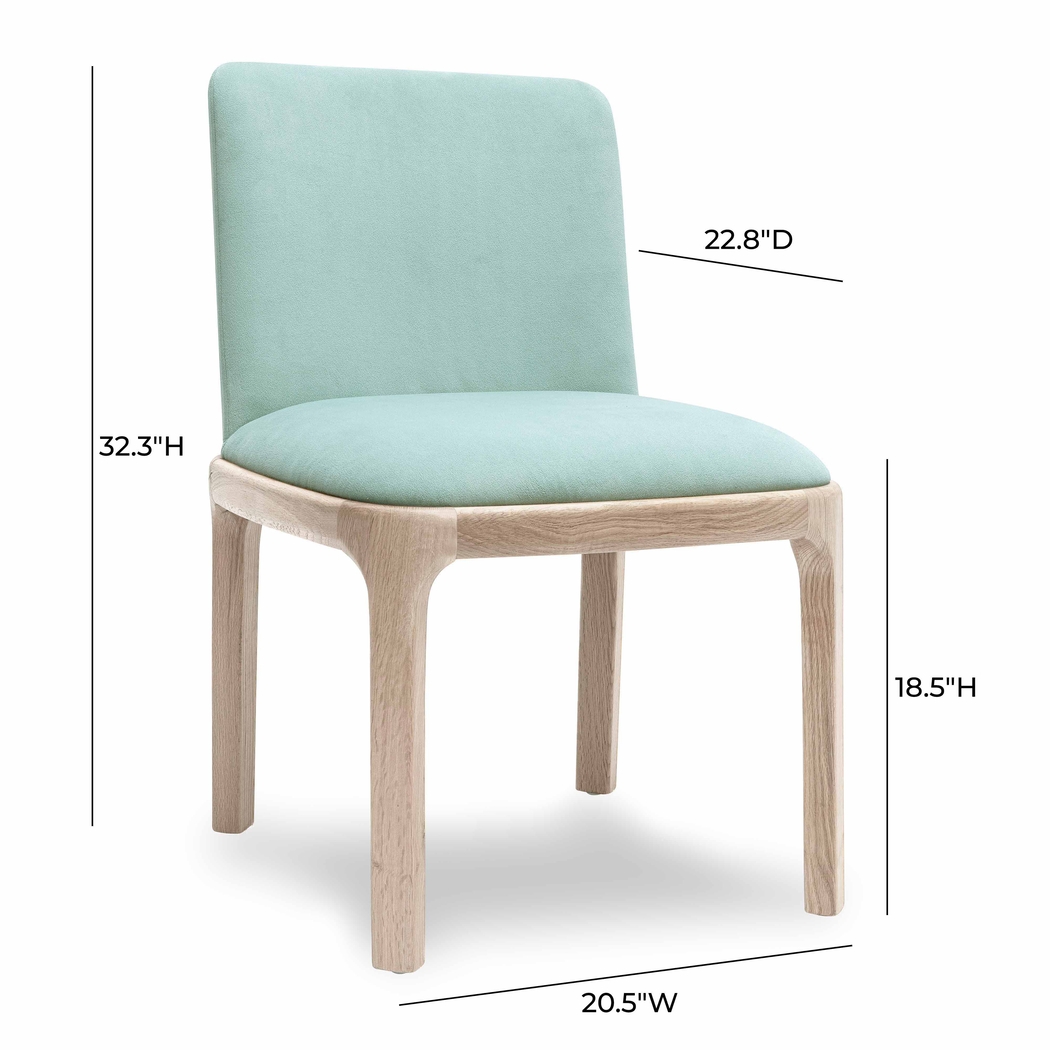 Dustyrose Light Blue Dining Chair - Thumbnail - Image 6