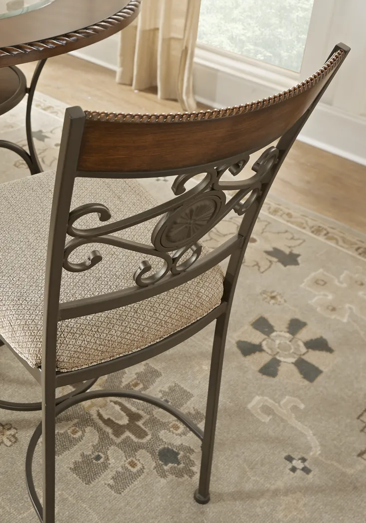 Duval Street Cherry Counter Height Stool - Thumbnail - Image 2