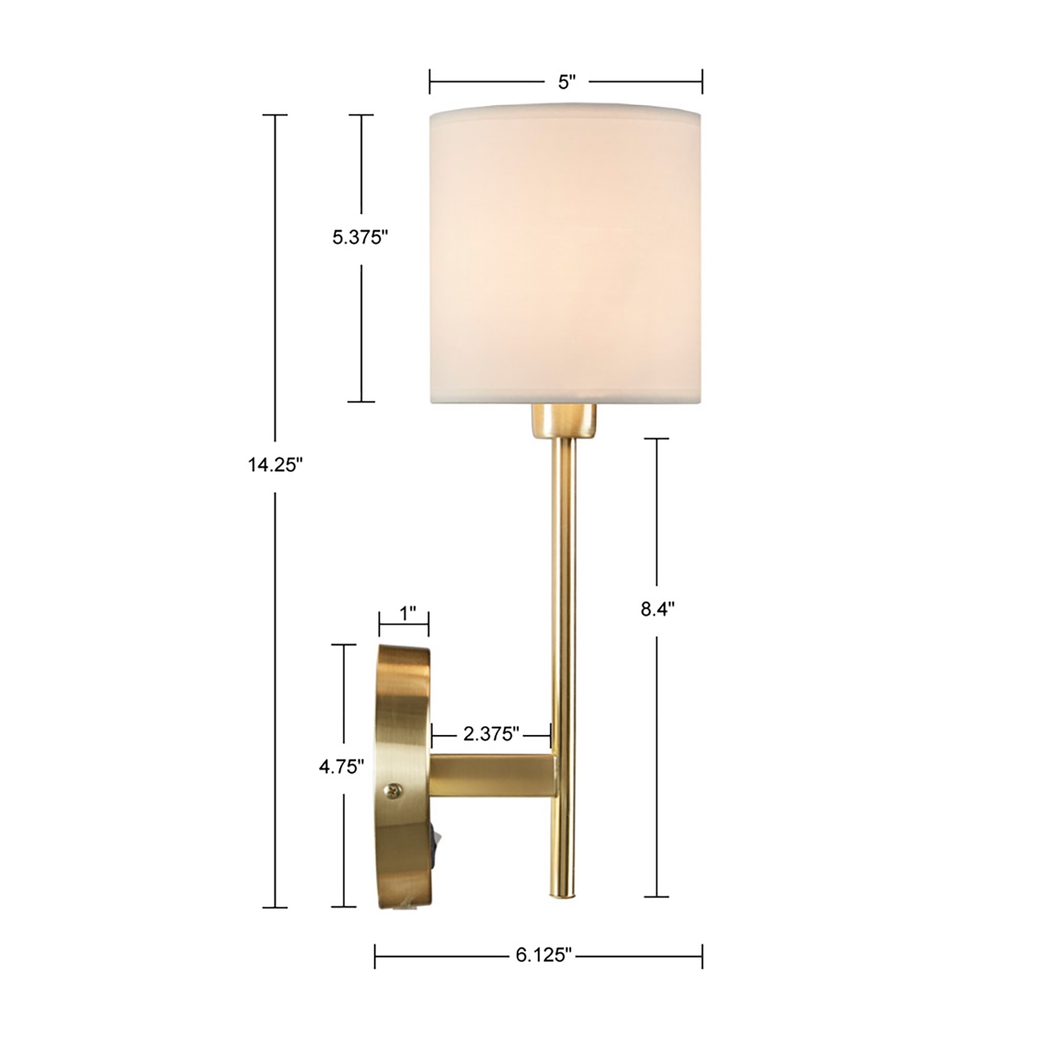 Duval View Gold Sconce, Set of 2 - Thumbnail - Image 11
