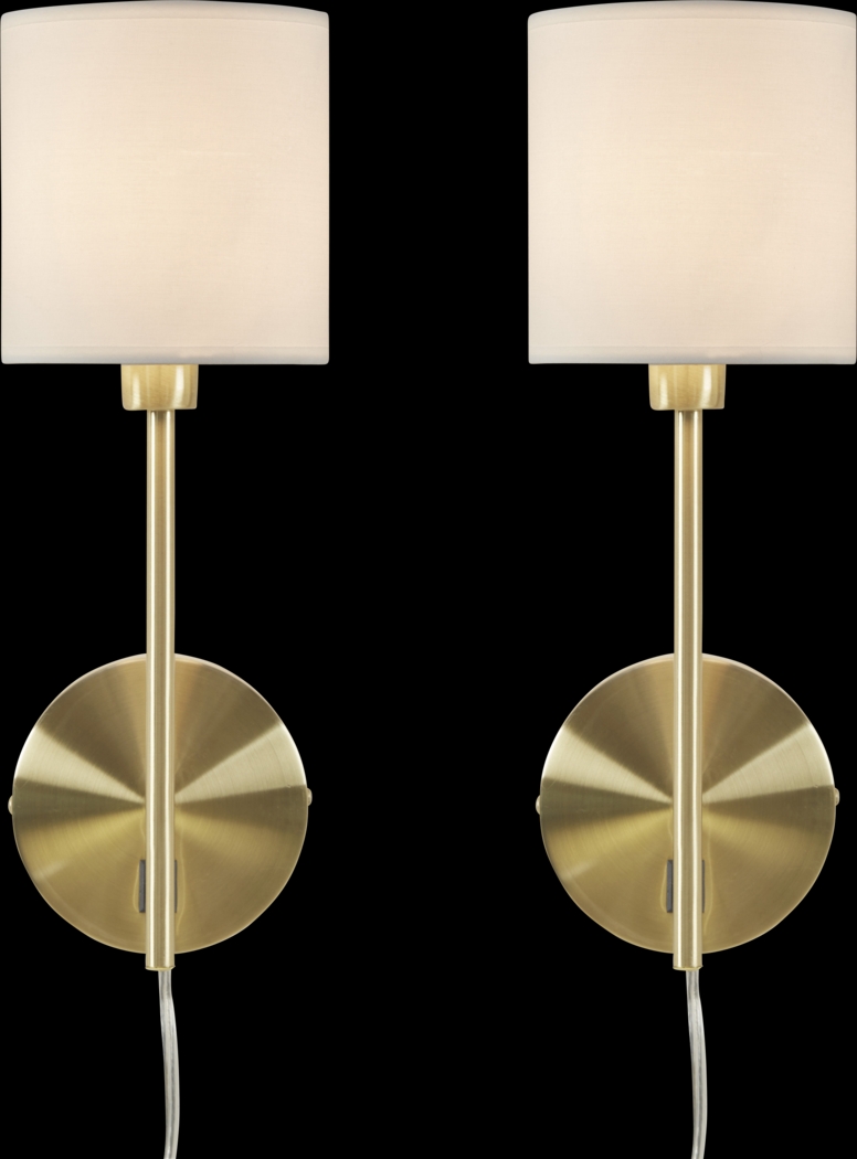 Duval View Gold Sconce, Set of 2 - Thumbnail - Image 5