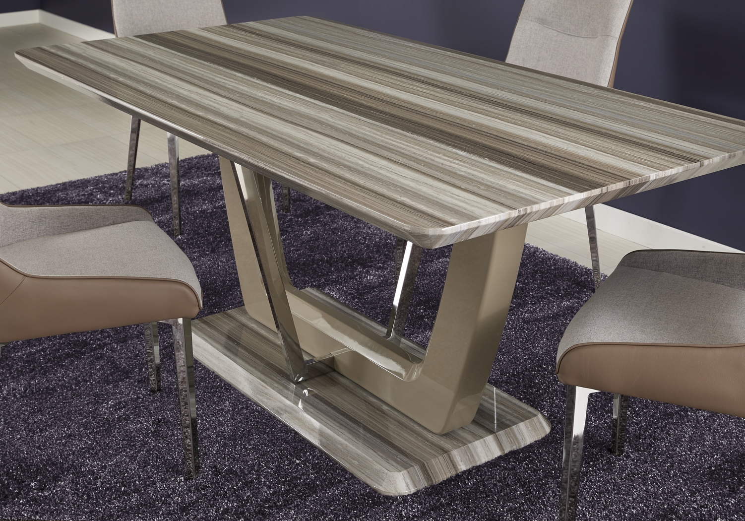 Duvall Tan 5 Pc Dining Room - Thumbnail - Image 3