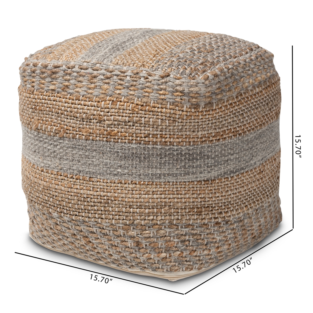 Duxberry Natural Pouf - Thumbnail - Image 6
