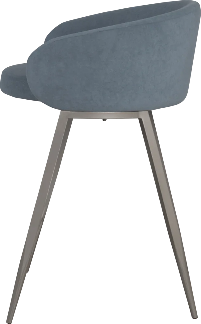 Duxford Blue Counter Height Stool - Thumbnail - Image 3