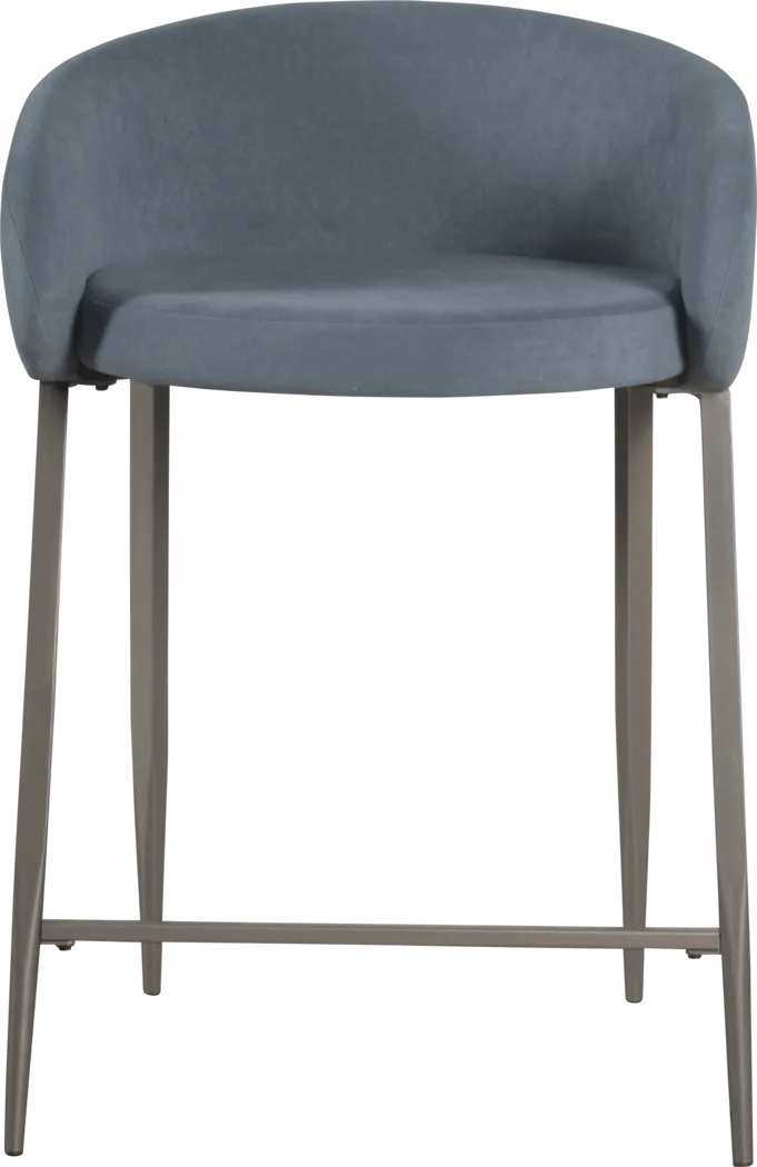 Duxford Blue Counter Height Stool - Thumbnail - Image 4