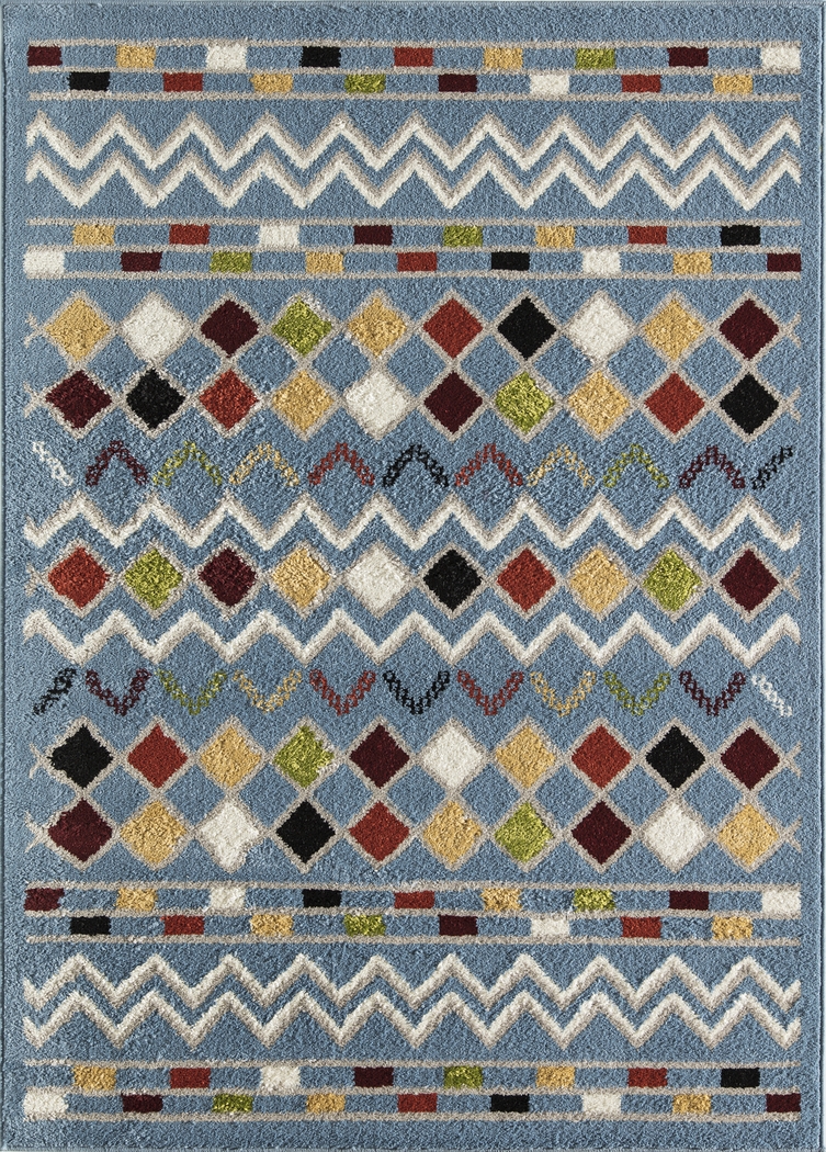 Duyen Blue 5' x 7' Rug - Thumbnail - Image 1