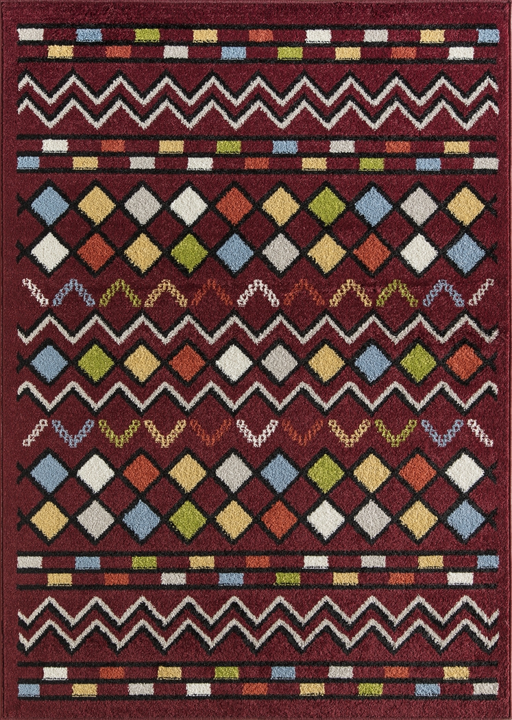 Duyen Red 5' x 7' Rug - Thumbnail - Image 1