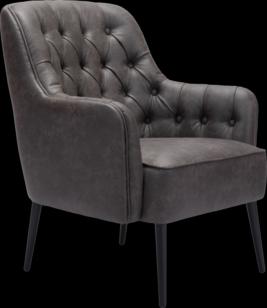 Dyea Black Accent Chair - Thumbnail - Image 6