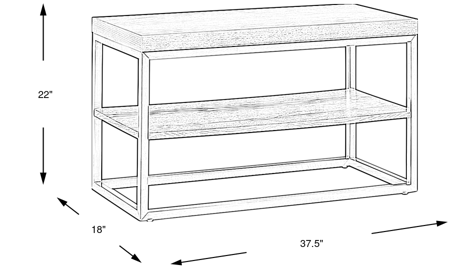 Dimension Image. Please refer to the Dimension Tab on this page for dimension details.