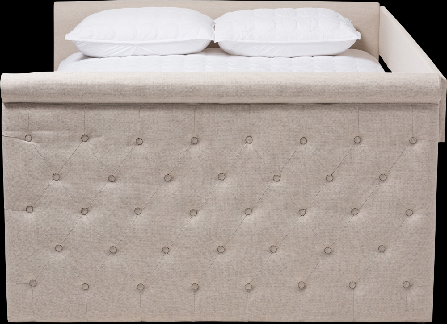 Dyett Beige Queen Daybed - Thumbnail - Image 3