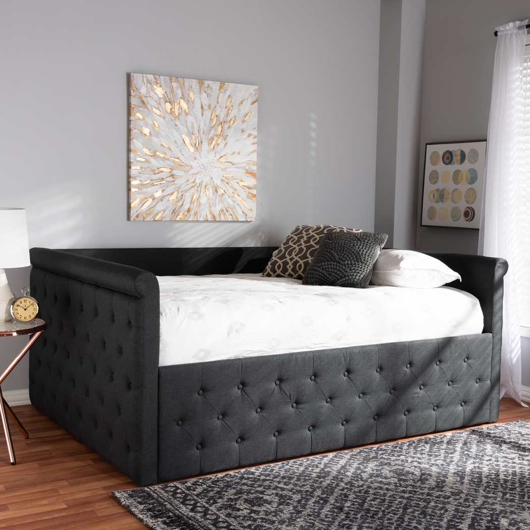 Dyett Dark Gray Queen Daybed - Thumbnail - Image 2