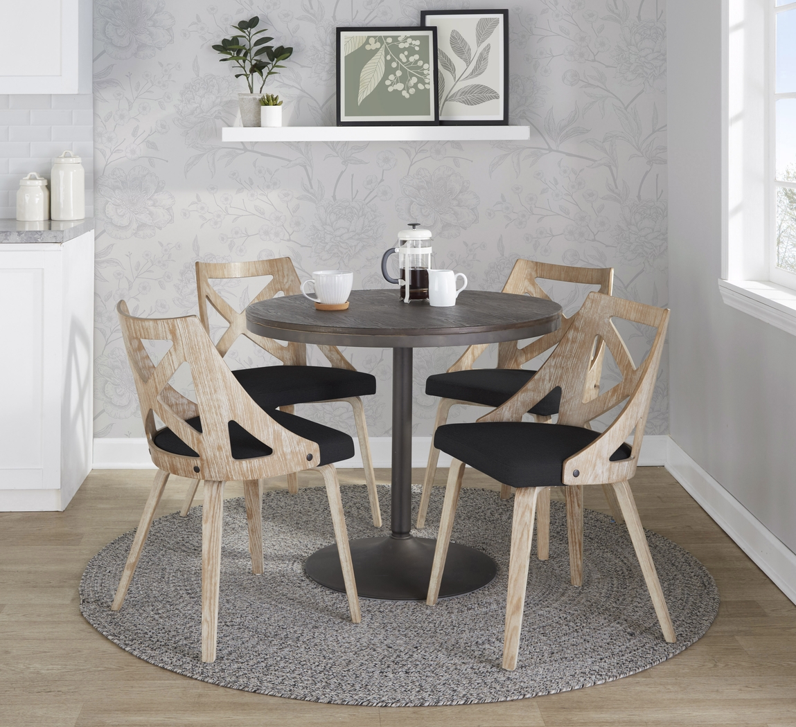 Dyme I Charcoal 5 Pc Dining Set - Thumbnail - Image 2