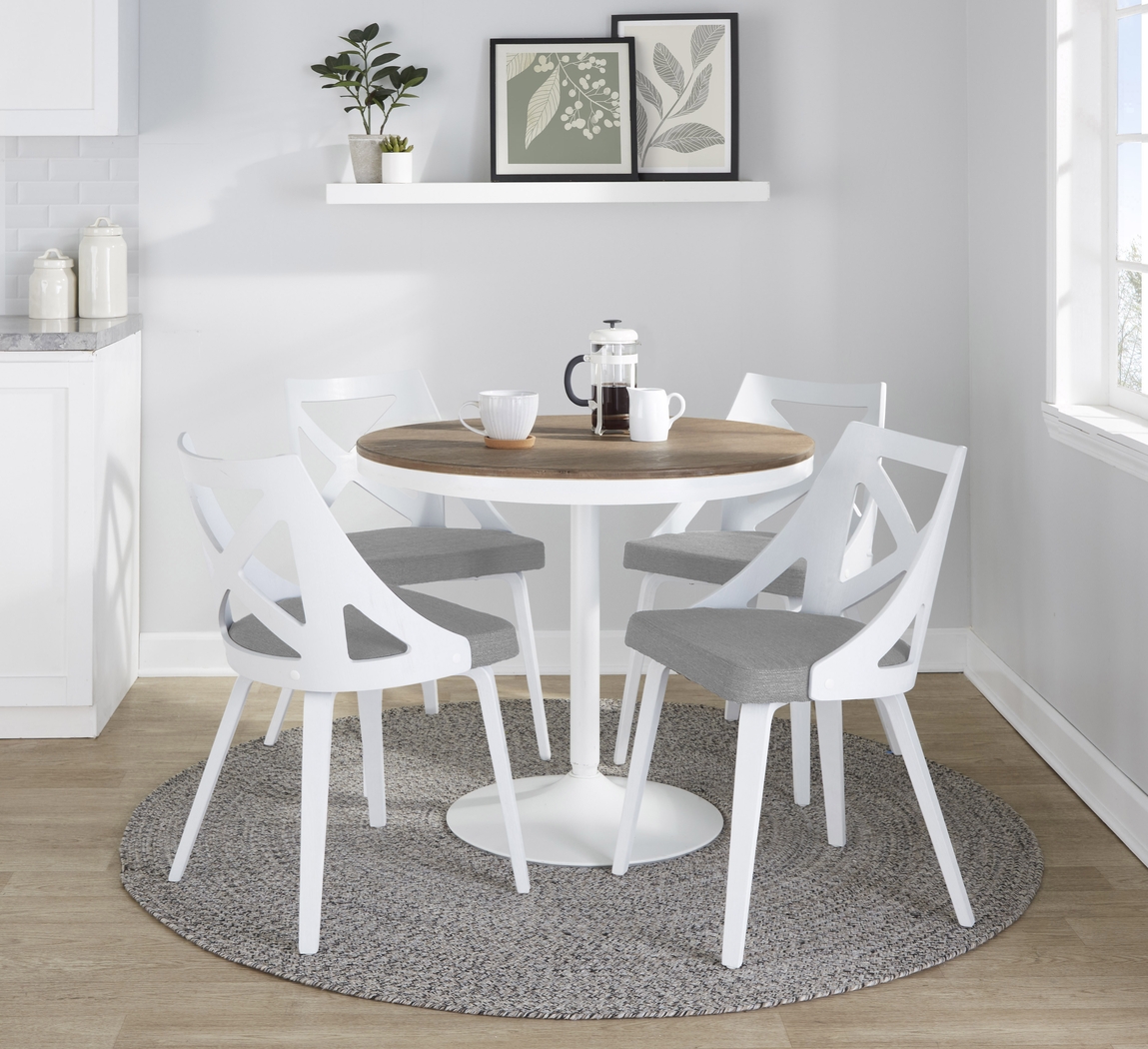 Dyme IV Light Gray 5 Pc Dining Set - Thumbnail - Image 2