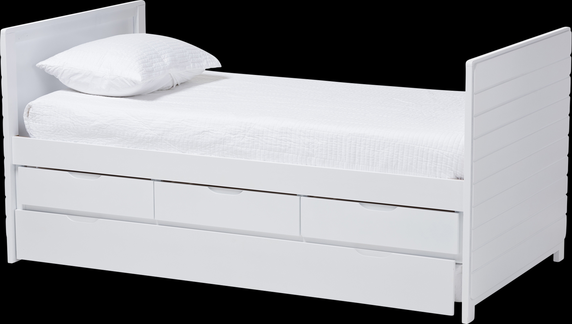 Dysart White Daybed With Trundle - Thumbnail - Image 1