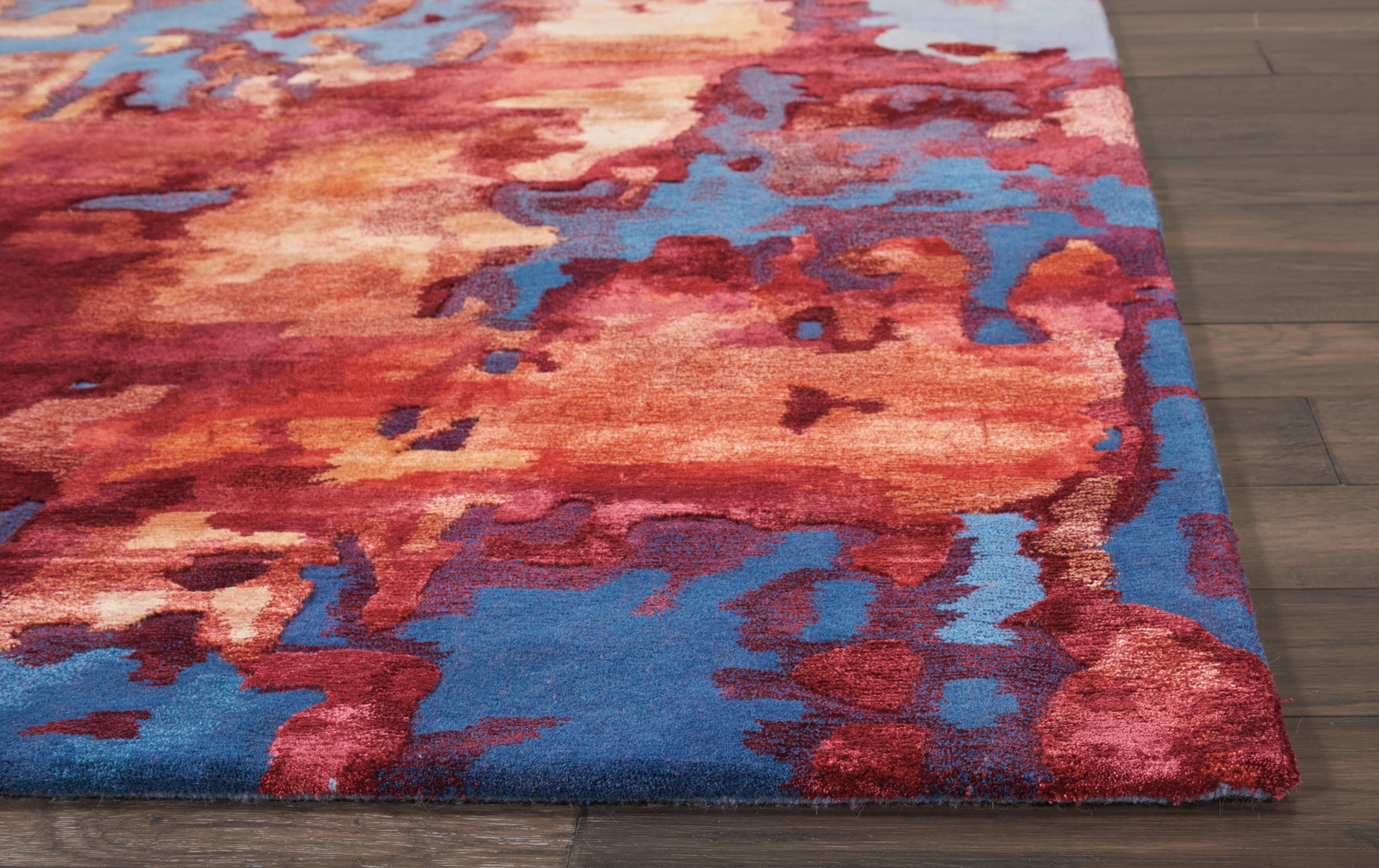 Dysete Blue 5'6 x 7'5 Rug - Thumbnail - Image 4